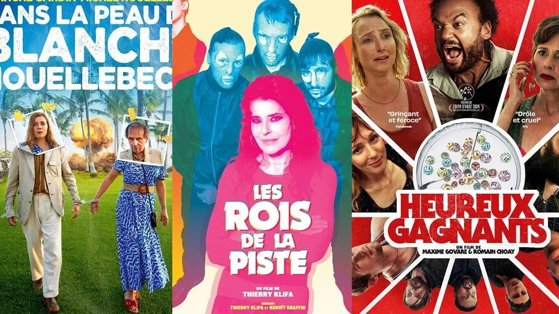 "Dans la peau de Blanche Houllebecq", "Les Rois de la piste", "Heureux gagnants", sortis le 13 mars.