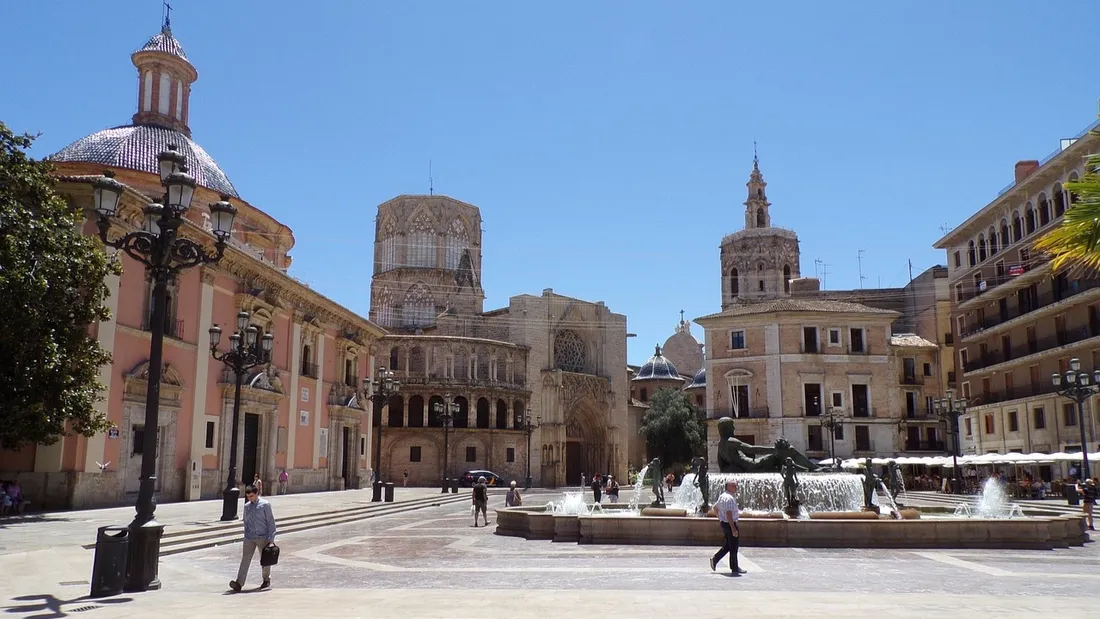 Le centre historique de Valence.