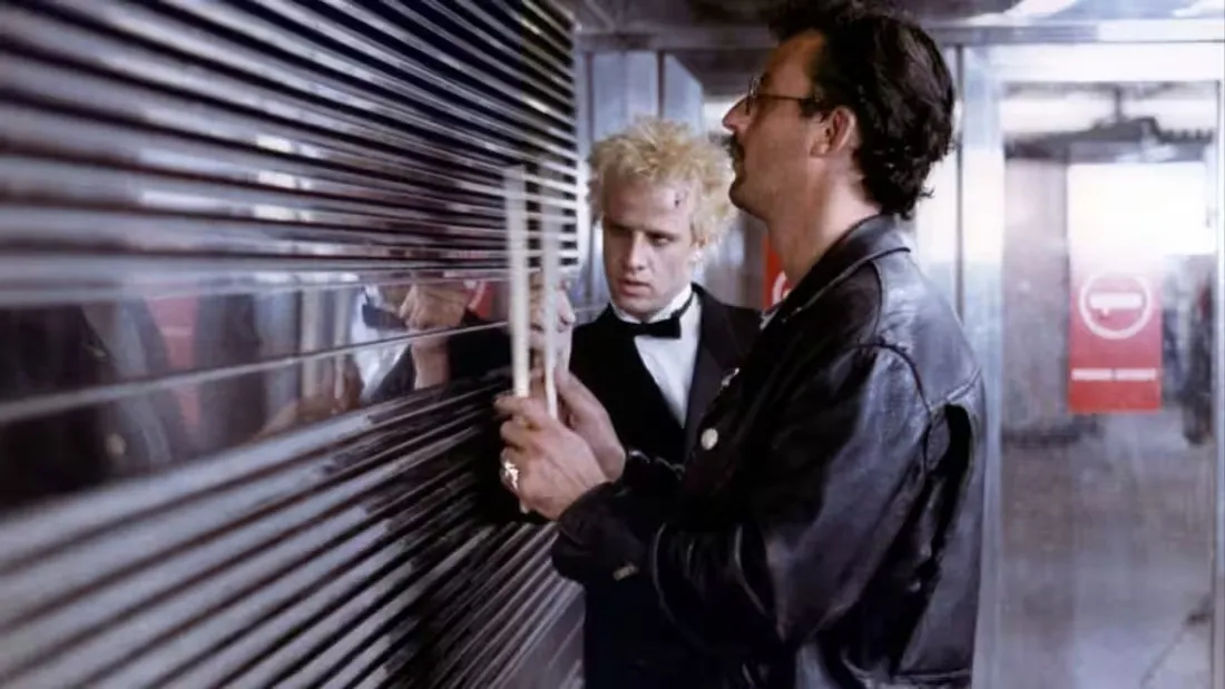 Christophe Lambert et jean Reno dans "Subway" de Luc Besson.