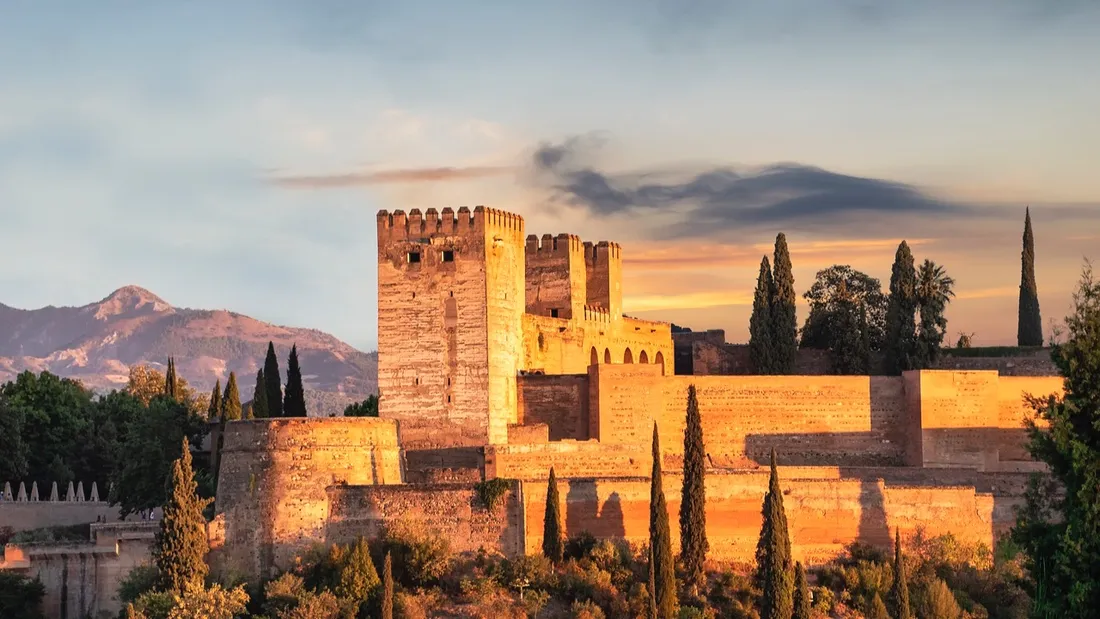 Le palais de l'Alhambra à Grenade