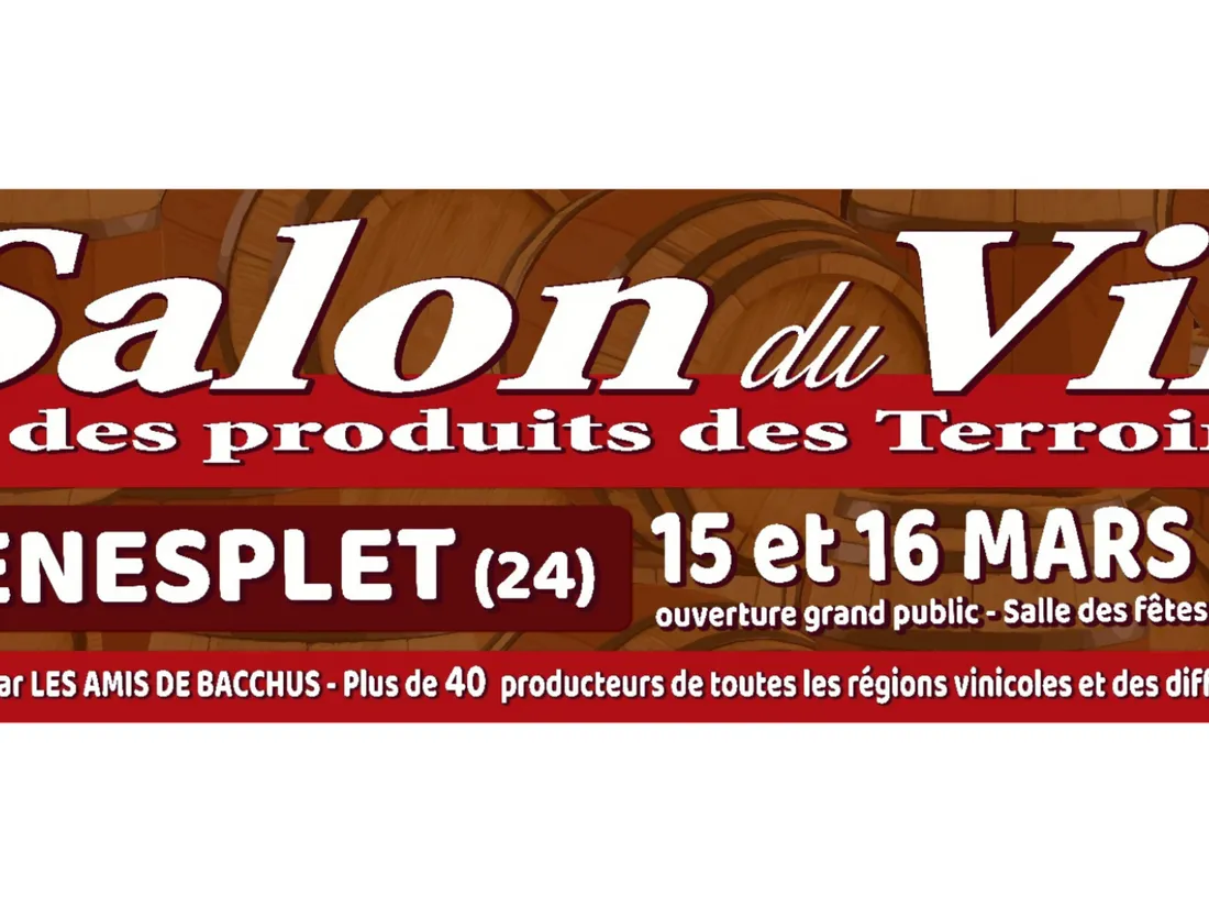Le 1er salon du vin et des produits des terroirs se tiendra les 15 et 16 mars à Menesplet.