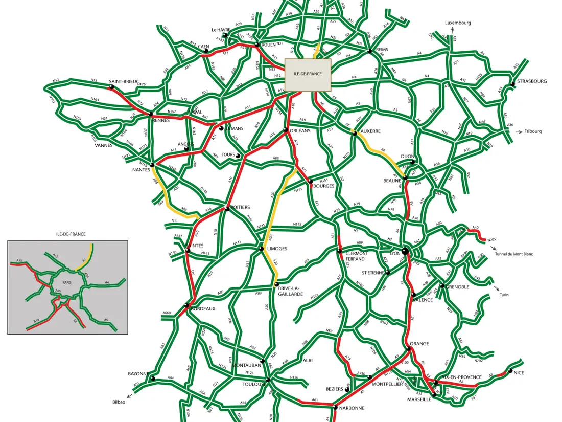 Pont de l’Ascension : Bison Futé publie ses prévisions de trafic