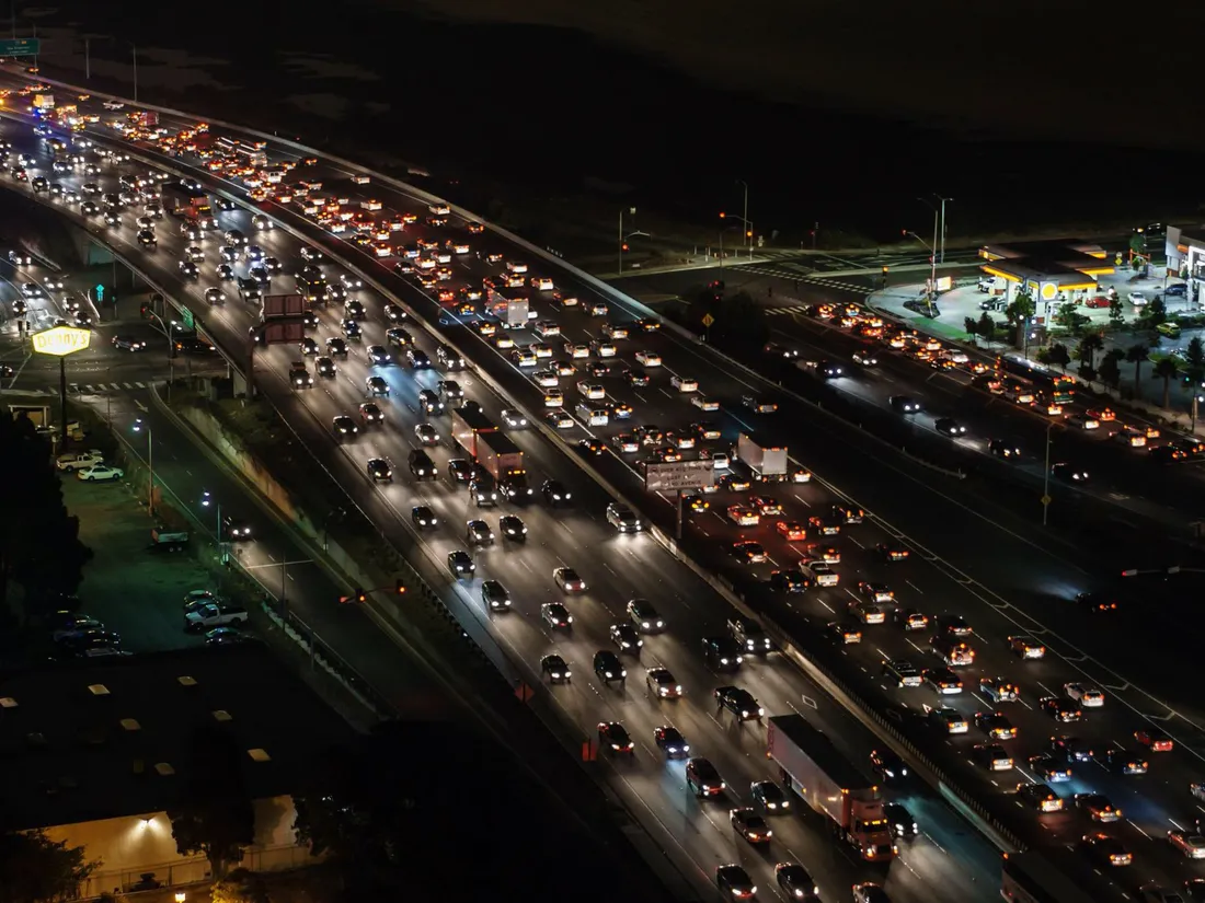 Un embouteillage - photo d'illustration