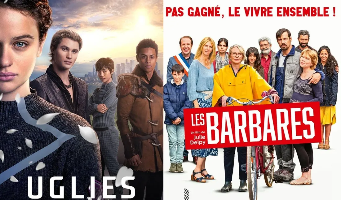 "Uglies" sur Netflix et "Les Barbares", au cinéma, à partir du 18 septembre.