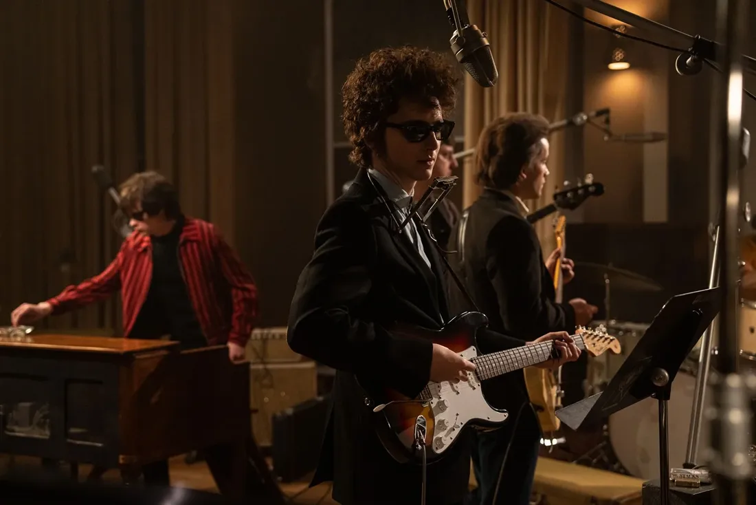 Timothée Chalamet est Bob Dylan dans "Un parfait inconnu" de James Mangold.