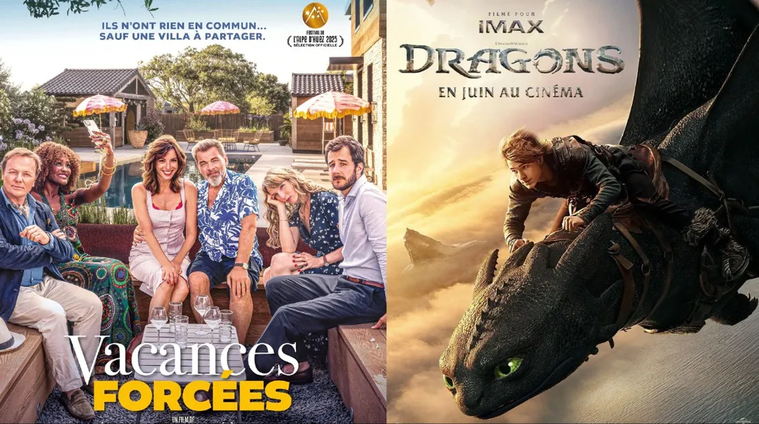 "Vacances forcées" et "Dragons", au cinéma à partir du 11 juin.
