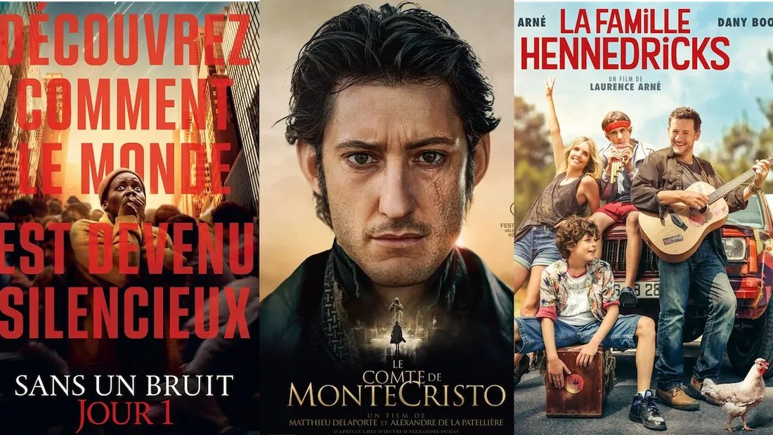 "Sans un bruit : Jour 1", "Le Comte de Monte Cristo", "La Famille Hennedricks", dès le 26 juin.