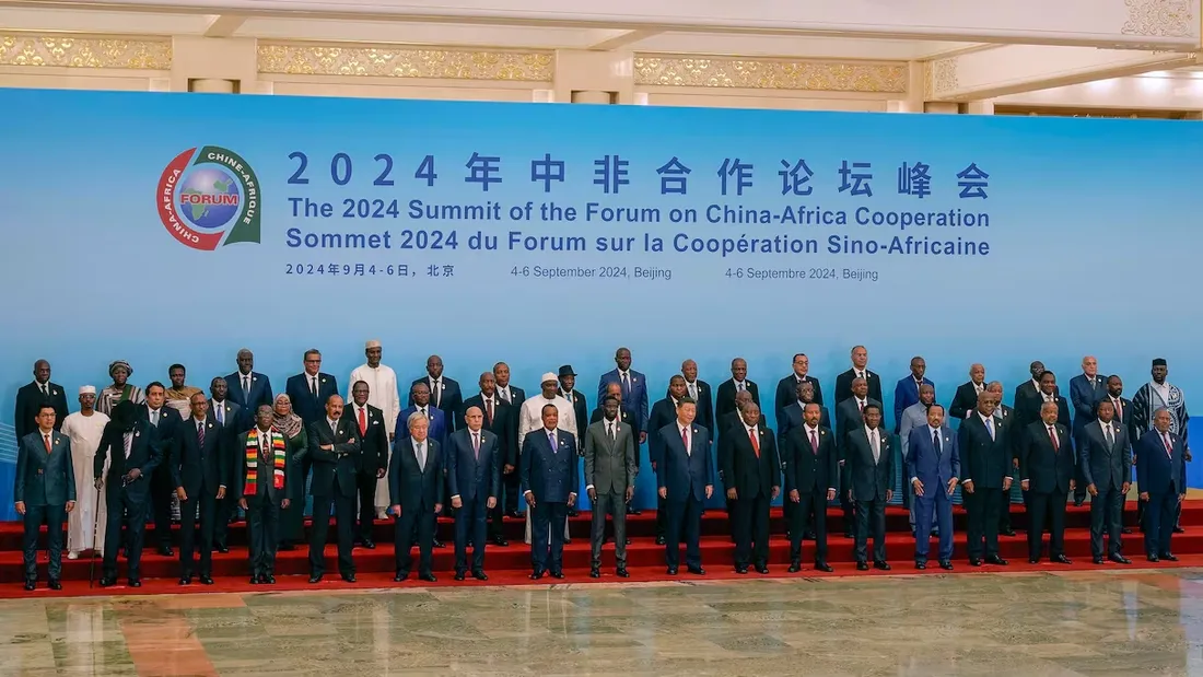 Une partie des dirigeants de pays africains étaient présents au sommet Chine-Afrique 