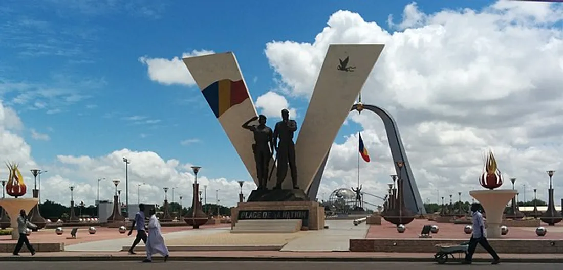 La Place de la Nation à N'djamena, capitale du Tchad 