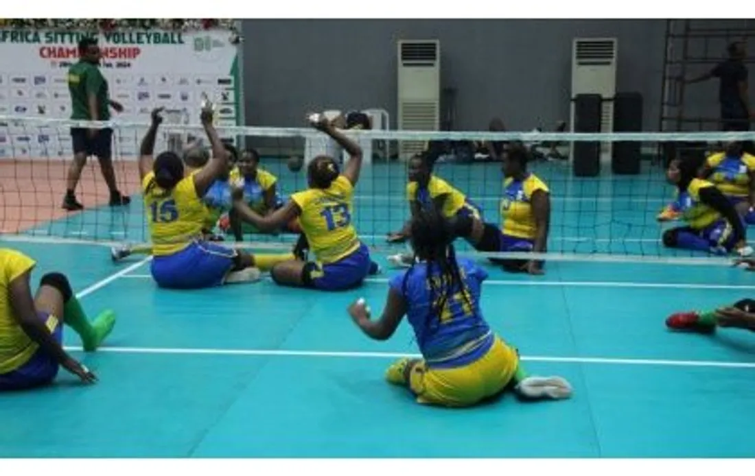 L’équipe de volleyball assis du Rwanda