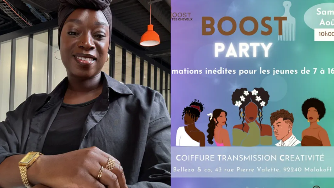 Aissata Dramé, organisatrice de la Boost Party 