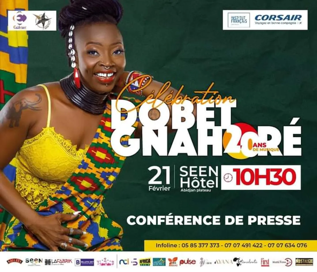 CULTURE : L’artiste ivoirienne Dobet Gnahoré, célèbre 20ans de carrière 