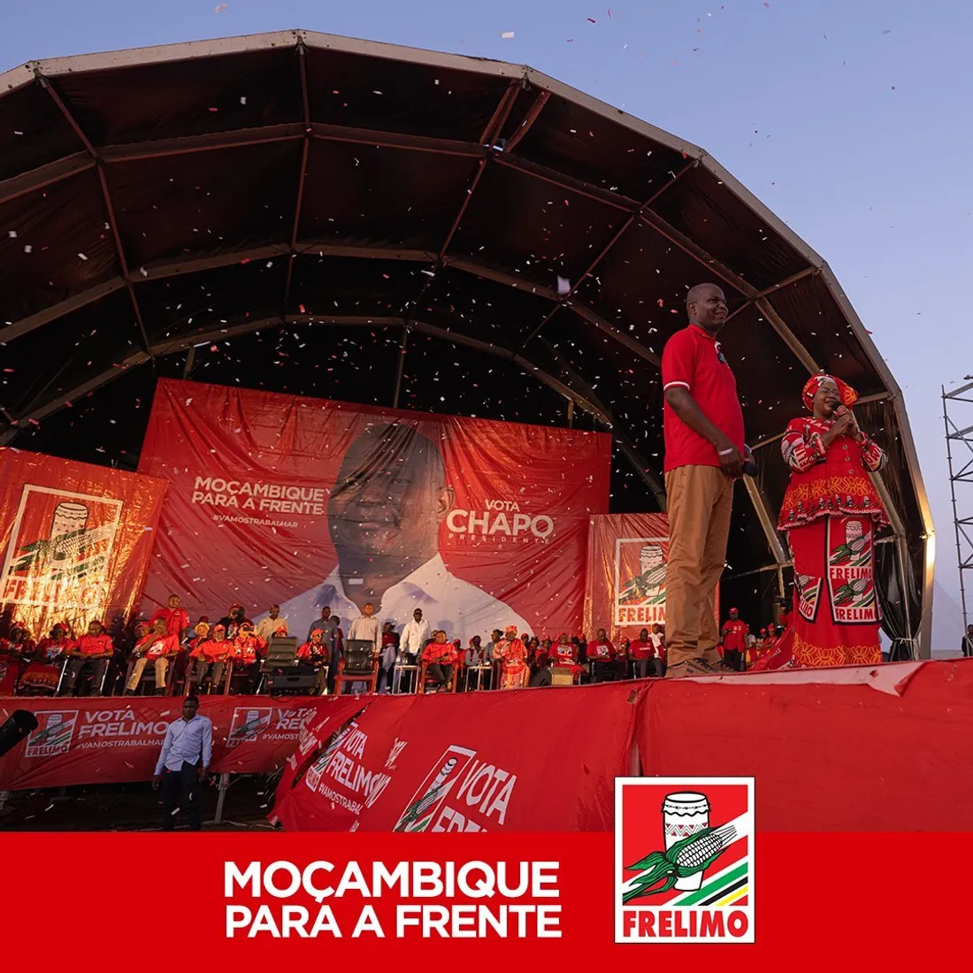 Daniel Chapo, candidat du parti Frelimo au Mozambique 