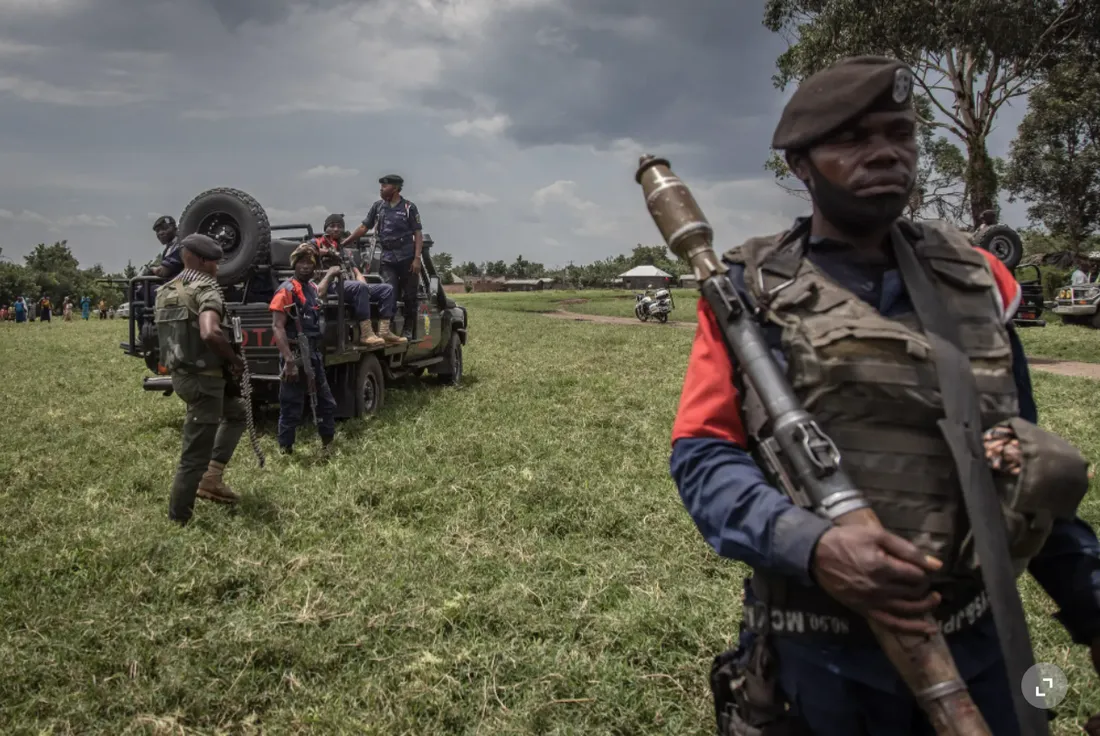 Le groupe armé du M23 à Rutshuru dans l'est de la RDC