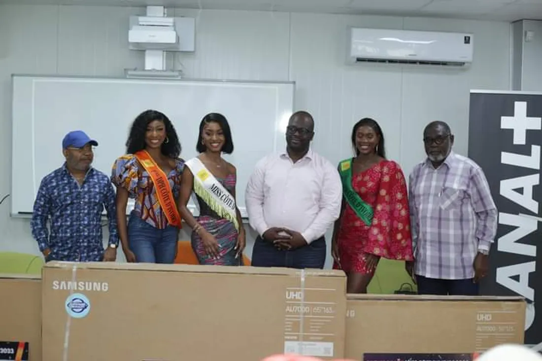 Miss Côte d’ivoire : Canal+ Côte d’ivoire récompense le trio gagnant du concours de beauté 