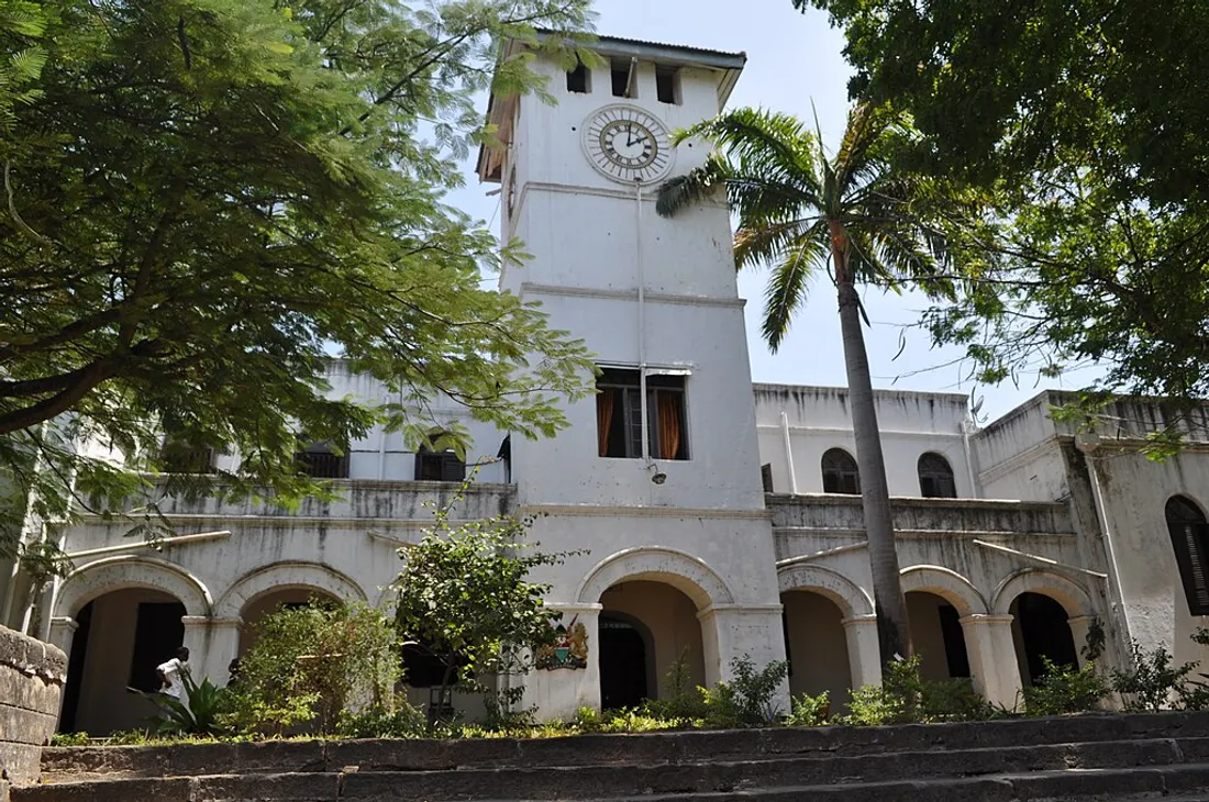 Un ancien tribunal dans la ville de Mombasa au Kenya