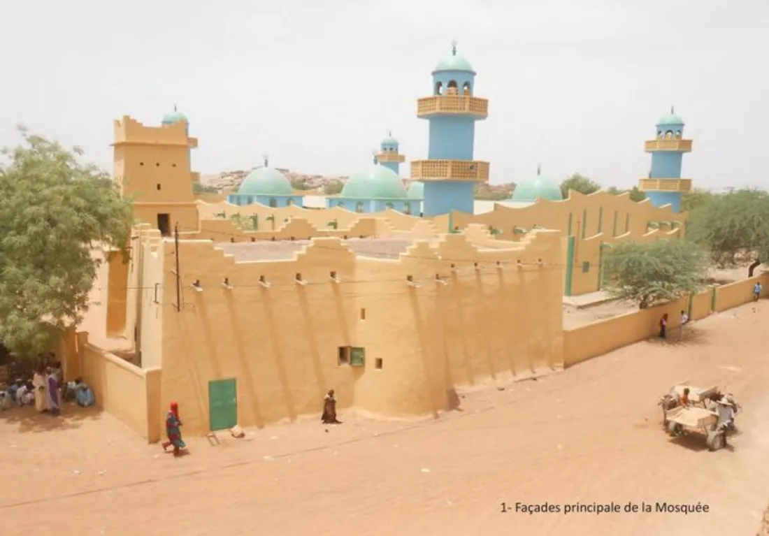 La mosquée de Zinder,  dans le centre est du Niger