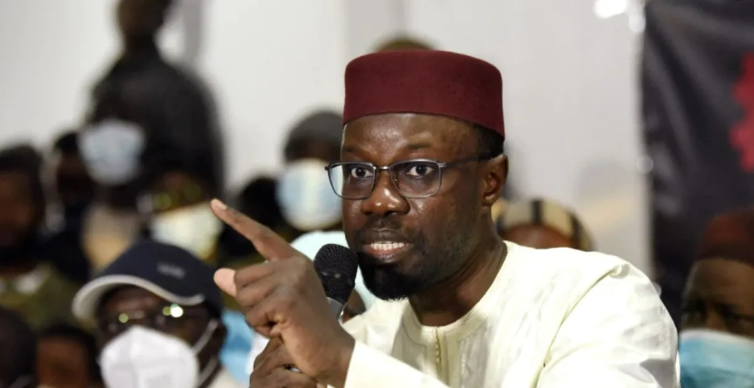Le chef de l'opposition sénégalaise Ousmane Sonko 