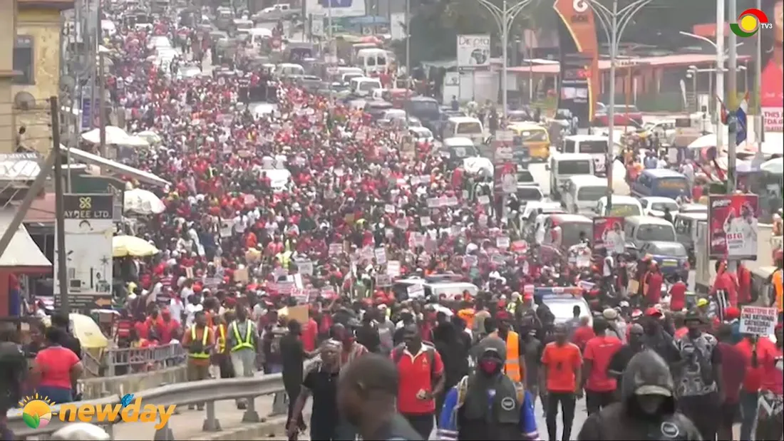 Plusieurs milliers de Ghanéens ont manifesté mardi 17 septembre à l'appel de l'opposition 