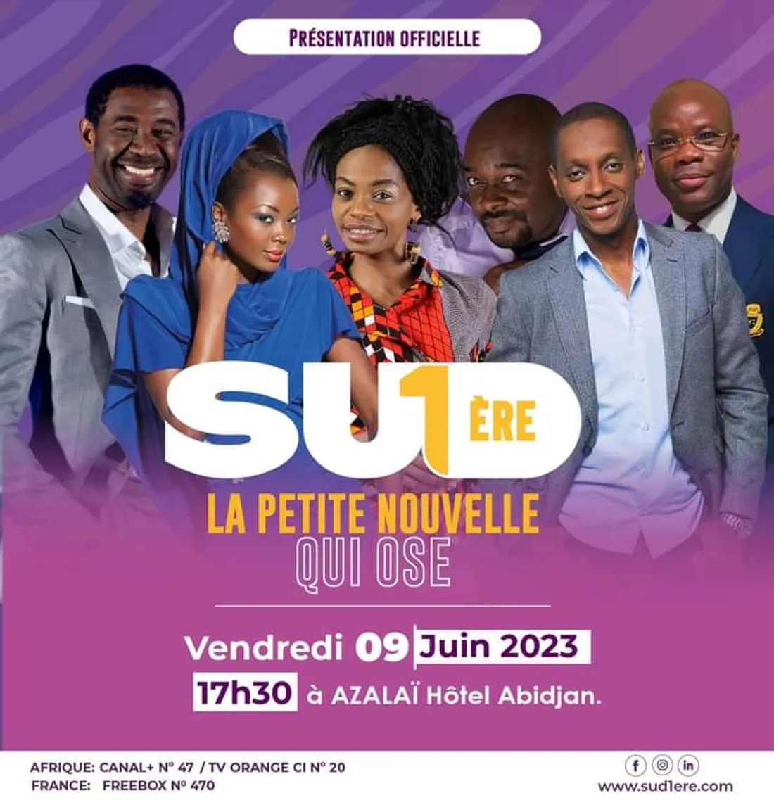 Média : Présentation officielle de la chaine de télé généraliste SUD1ère à Abidjan