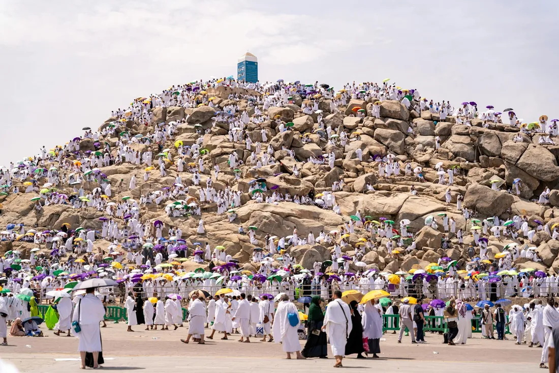 Pèlerins, lors du Hajj