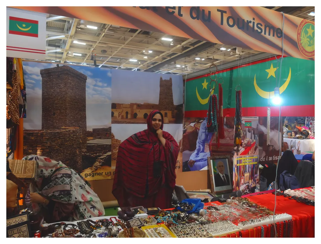 le stand de l'artisanat de Mauritanie à la Foire de Paris