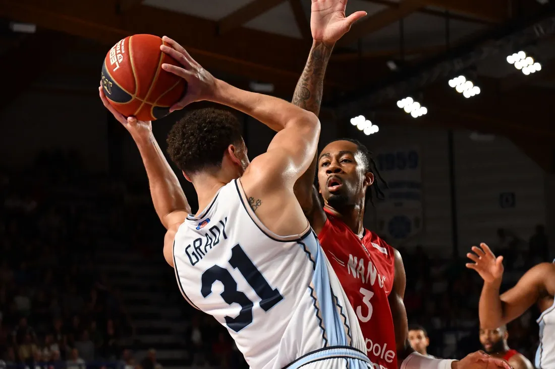 Basket : Kellan Grady lors Chorale - Nancy (107-80)