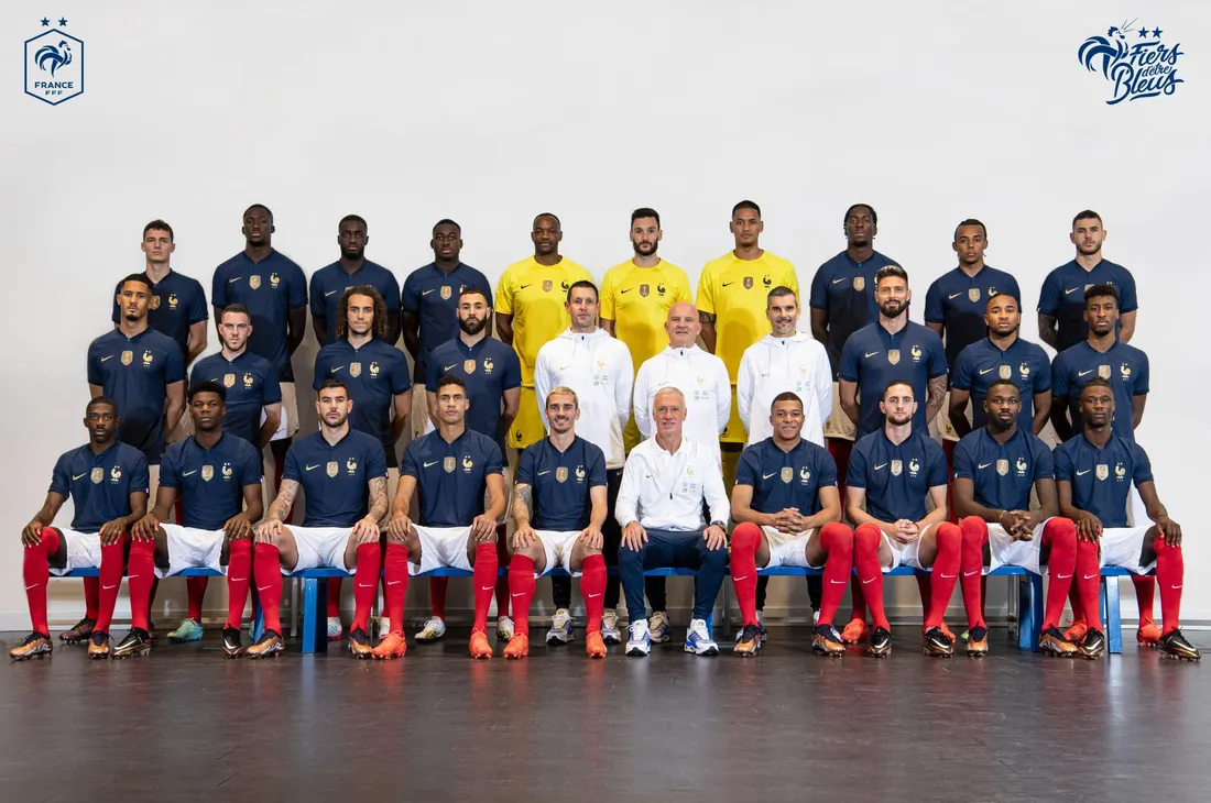Photo officiel équipe de France 