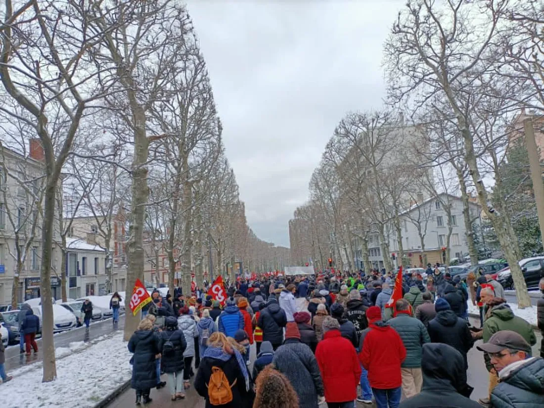 Manifestation à Saint-Etienne 