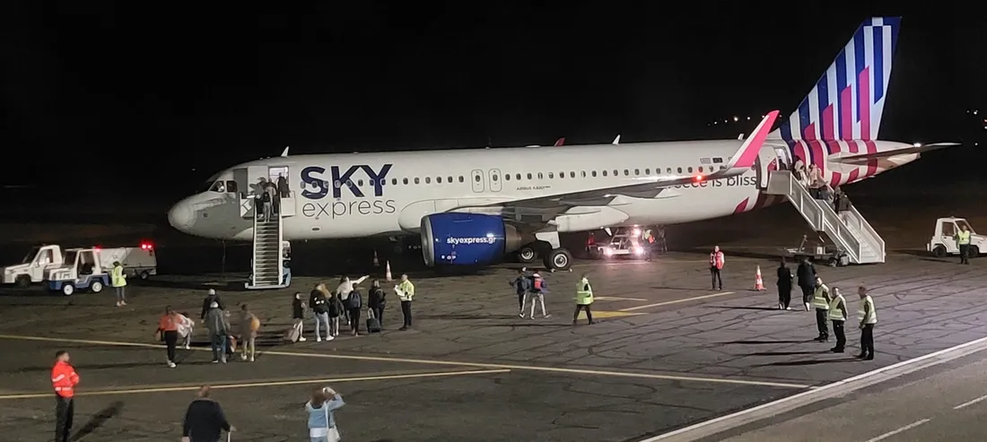 Un avion à Andrézieux.