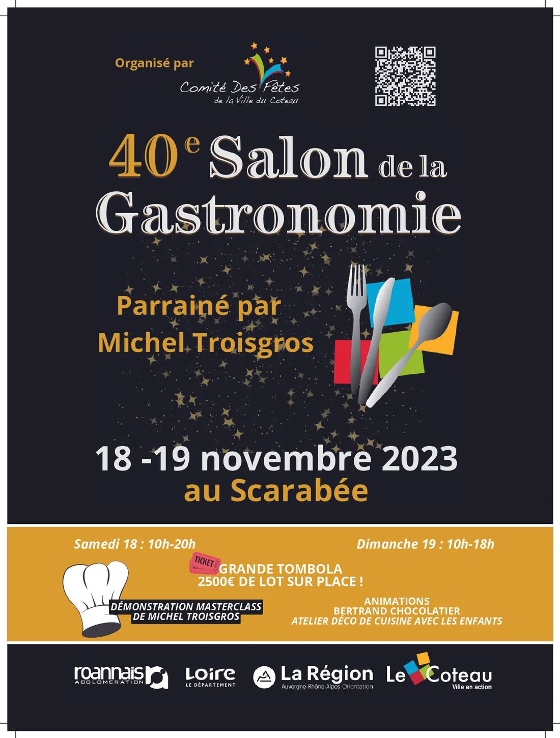 40ème Salon de la Gastronomie au Scarabée de Riorges