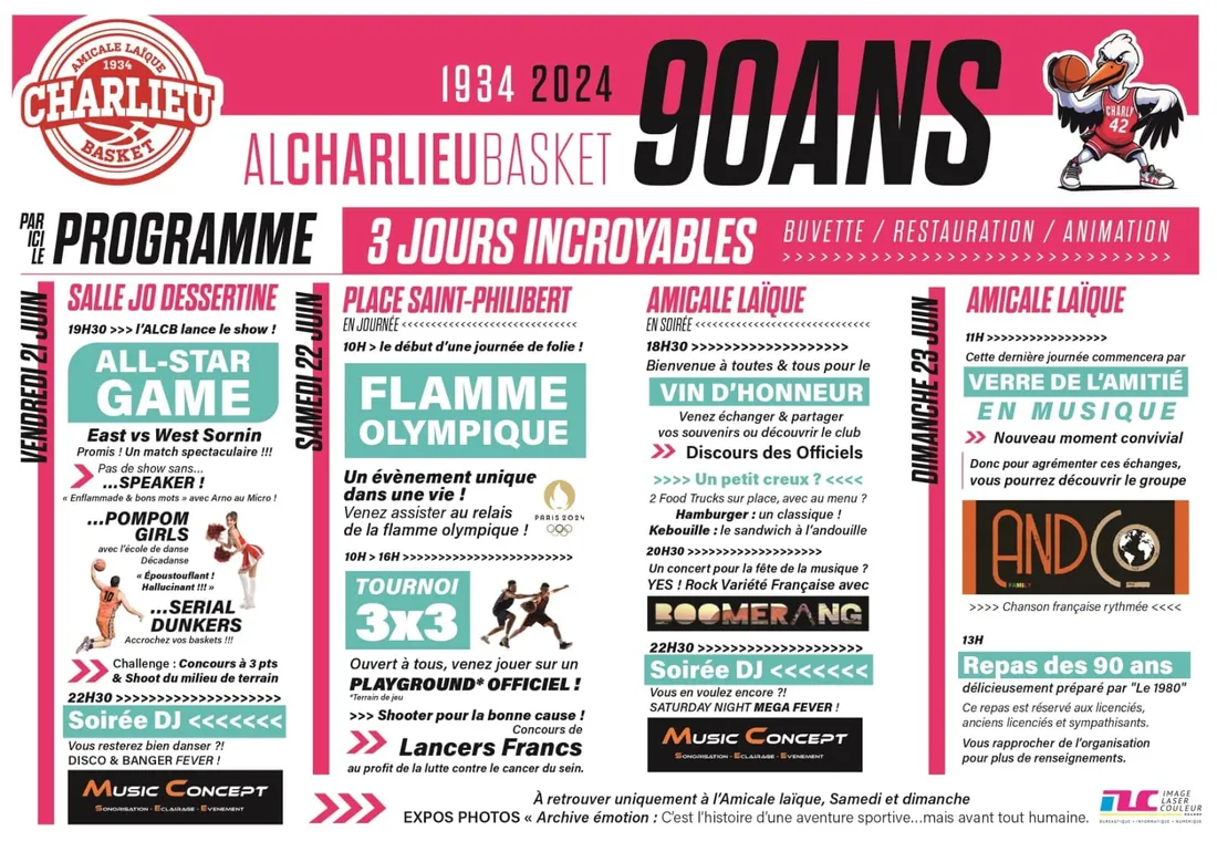 90 ans de l'AL CHARLIEU BASKET