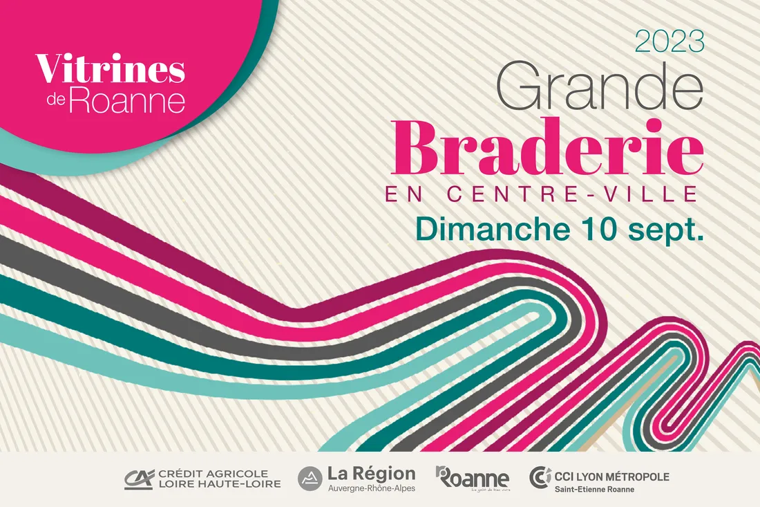 Grande Braderie du centre-ville des Vitrines de Roanne