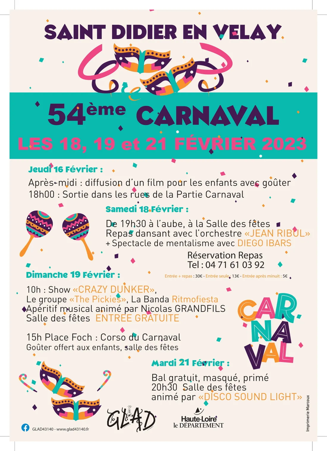 54ème carnaval de St-Didier-en-Velay
