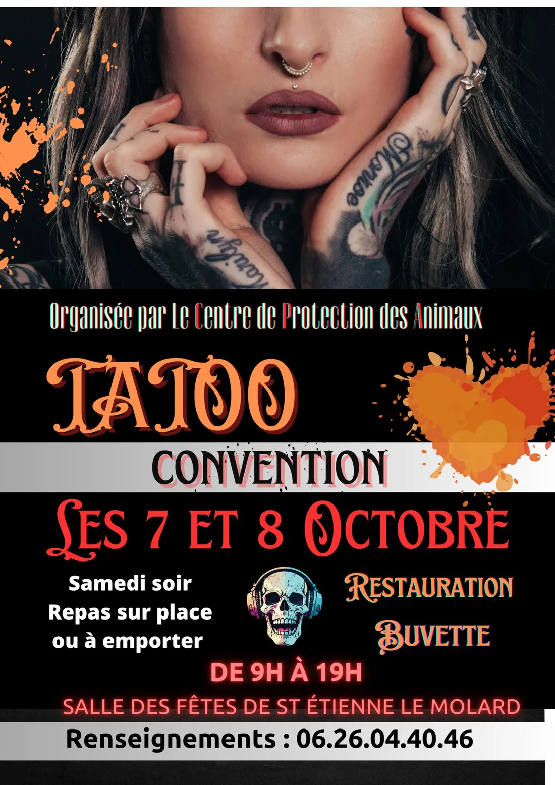 Convention tatouage à St-Etienne-le-Molard