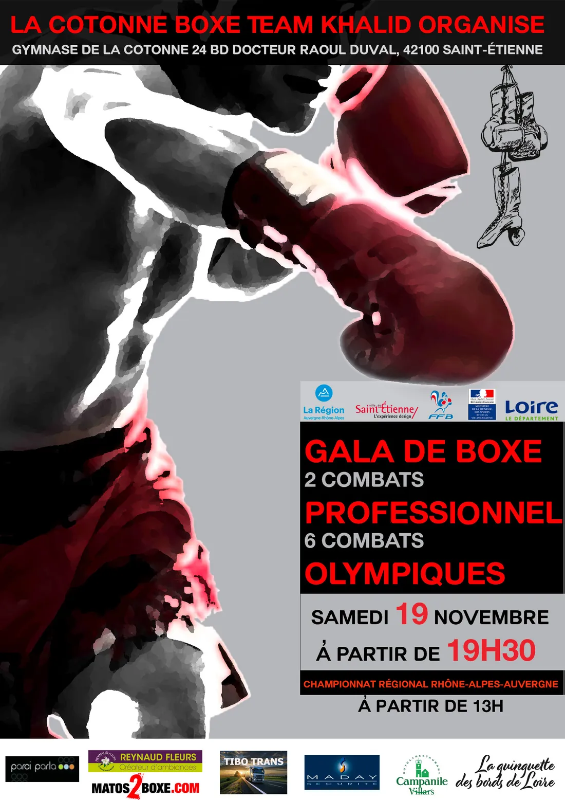 Gala de boxe à St-Etienne