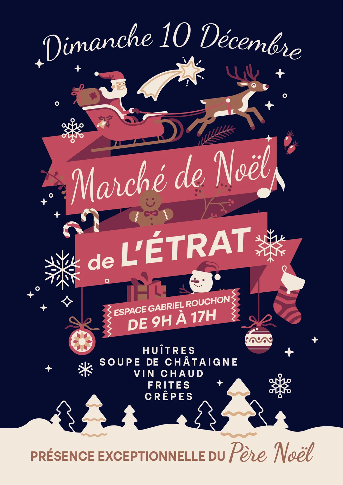 Marché de Noel à L'Etrat