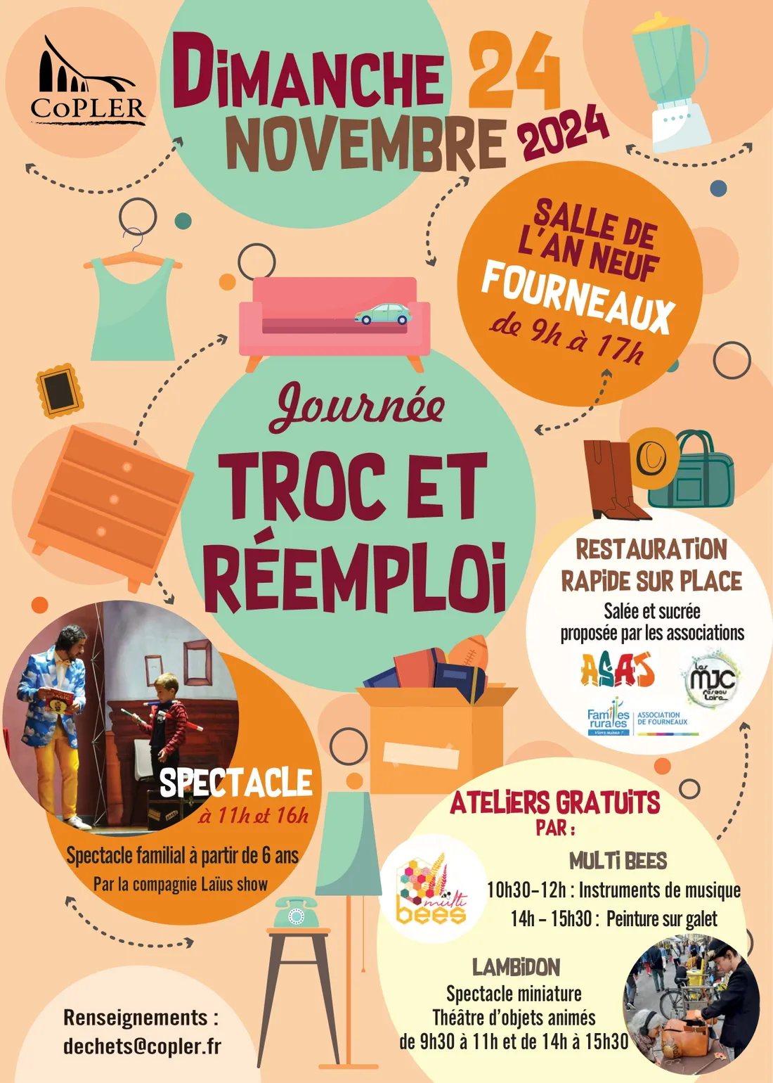 Journée du Troc et du réemploi à Fourneaux