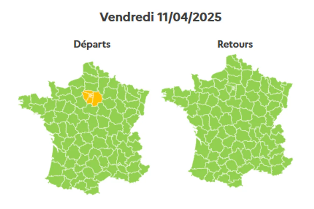 Les prévisions de ce vendredi 11 avril.