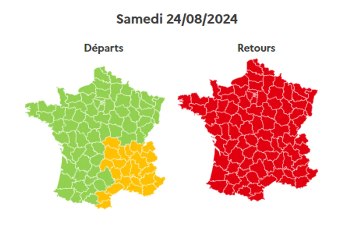 Les prévisions de samedi.