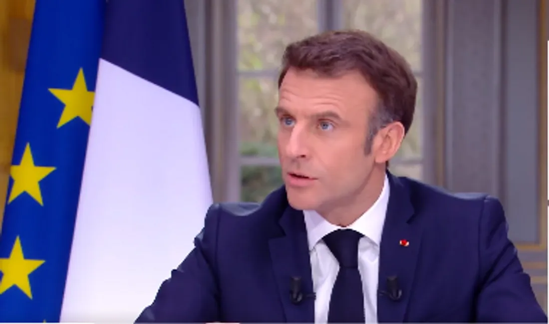 Emmanuel Macron s'epxrime pour les JT de TF1 et France 2