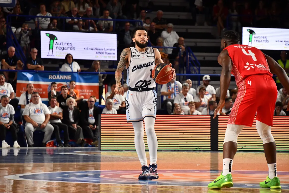 Basket : Tavian Dunn-Martin lors de Chorale - Nancy