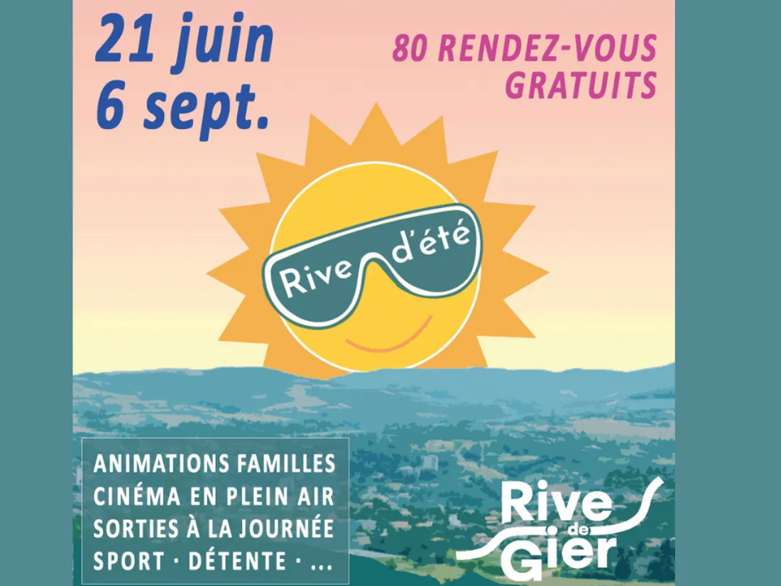 Rive d'été à Rive de Gier
