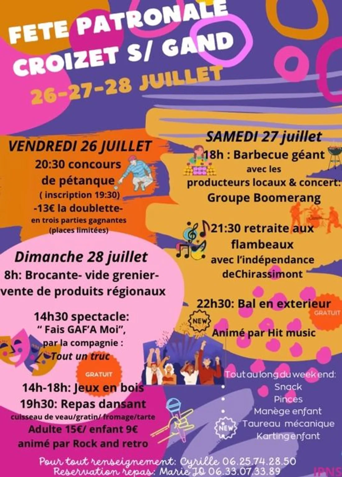 Fête patronale de Croizet-sur-Gand