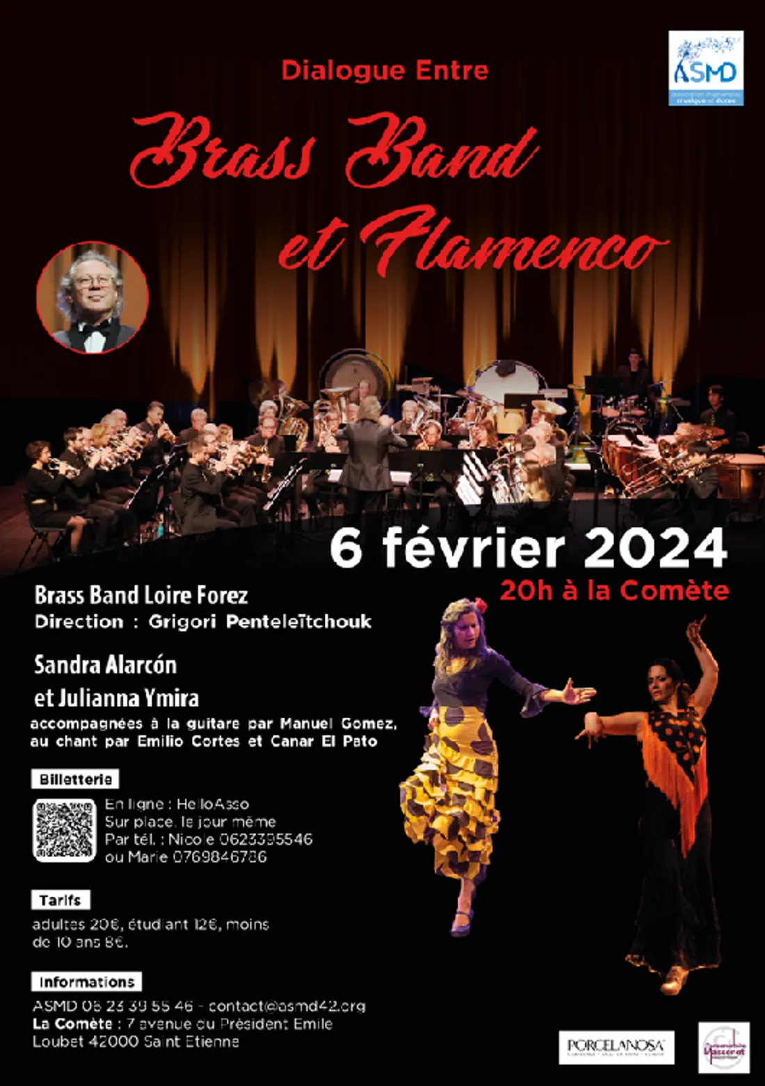 "Dialogue entre Brass Band et Flamenco" à La Comète de St-Etienne