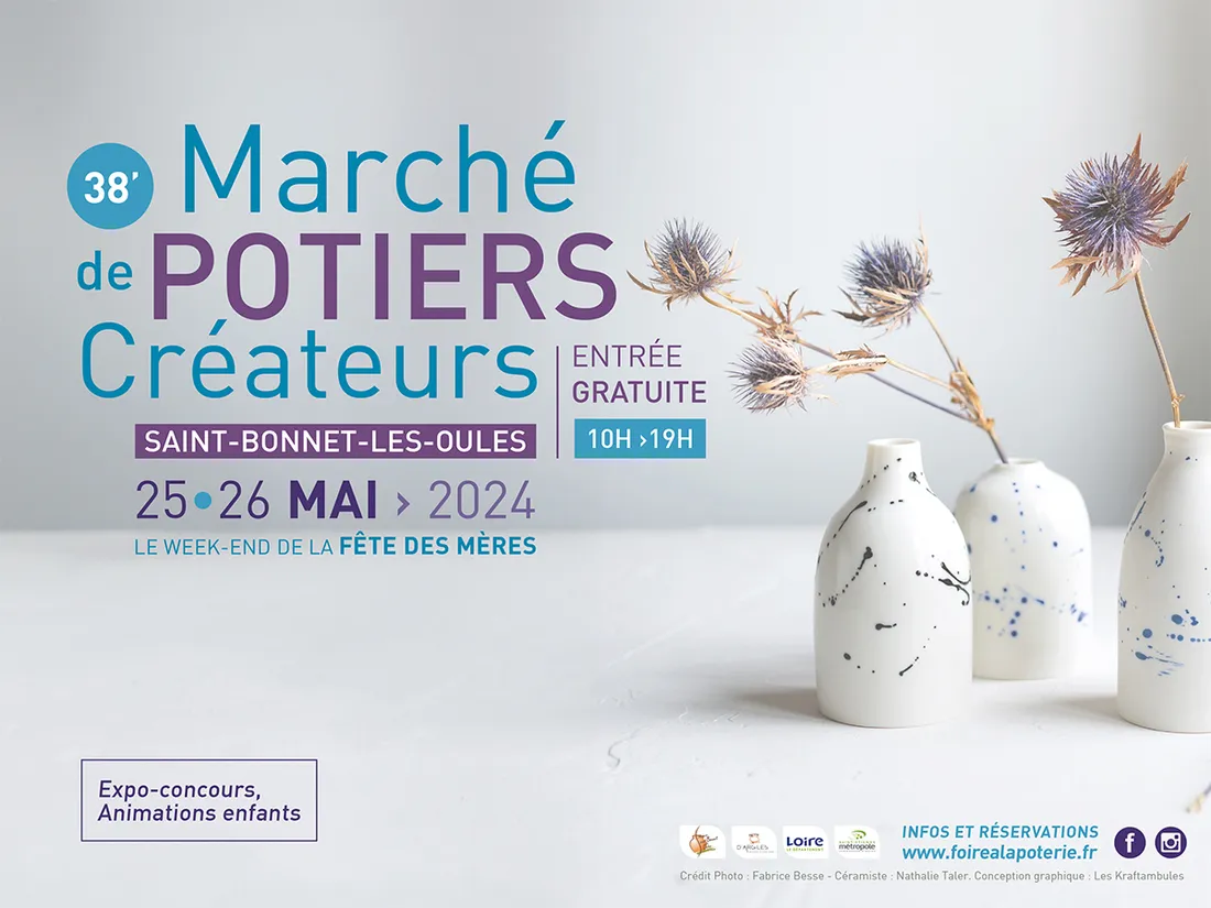 Marché de potiers créateurs à St-Bonnet-les-Oules