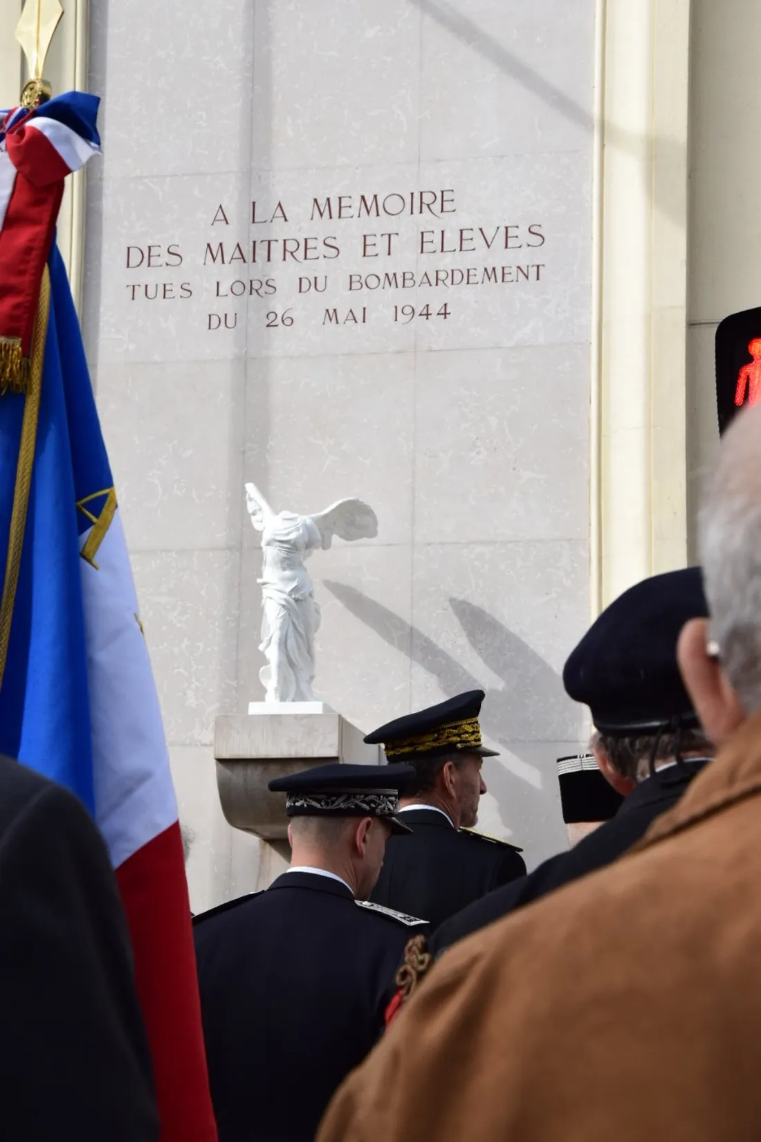 La commémoration du bombardement de 1944.