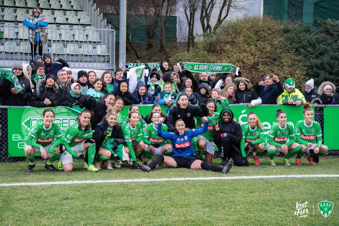 Les féminines de l'ASSE.