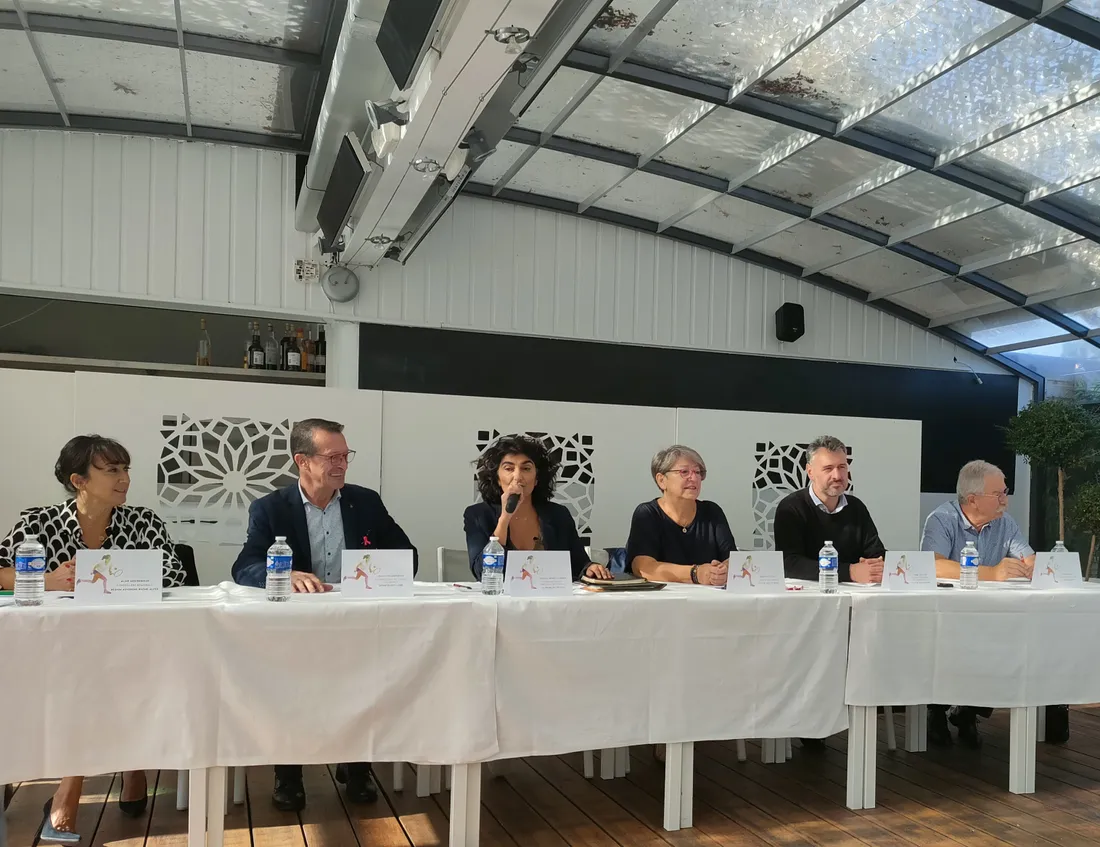 La conférence de presse pour présenter le tournoi de L'open féminin de Saint-Etienne