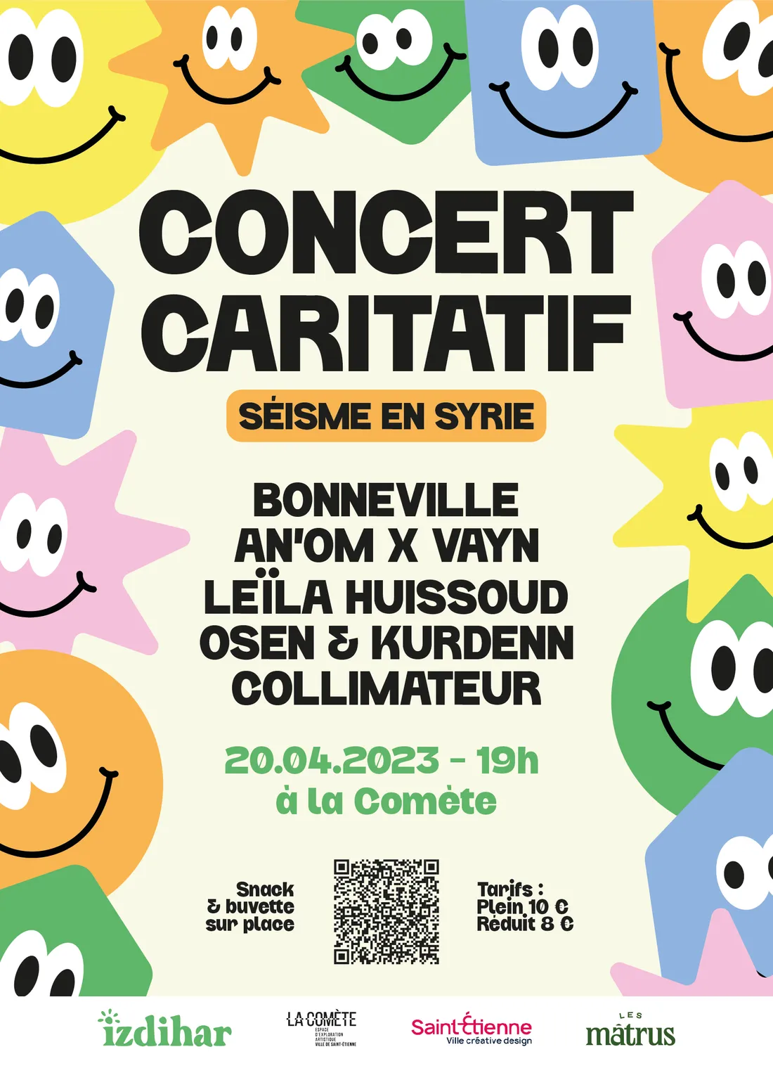 Concert caritatif à la Comète à St-Etienne